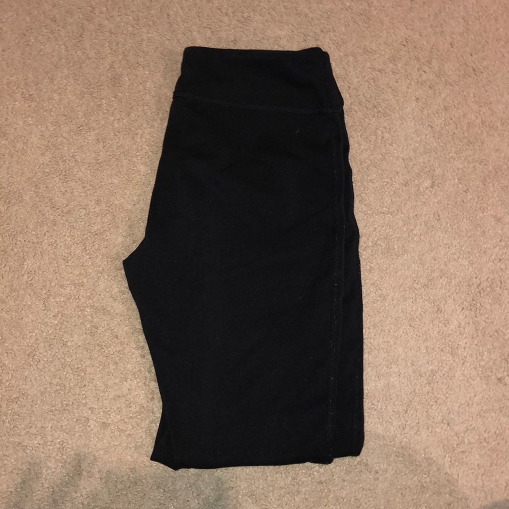 girls black leggings